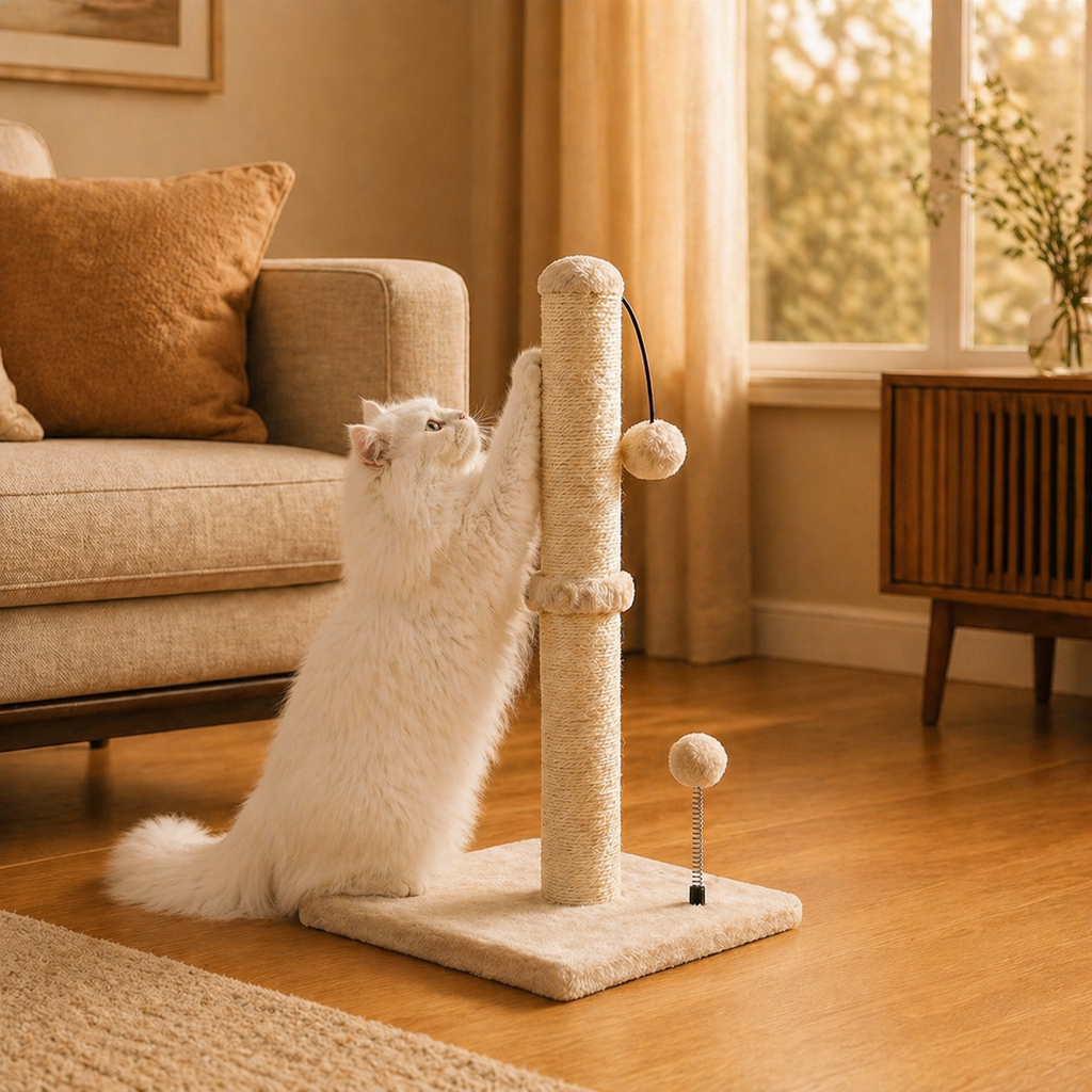 Shiro Tall Scratch Post